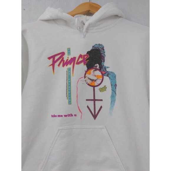 Prince Hoodie Sweatshirt Unixex S Take Me With U Long Sleeve 80's Music Icon - Picture 3 of 9